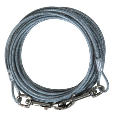 Aspen Pet Medium Dog Tie Out Cable, 20 ft.