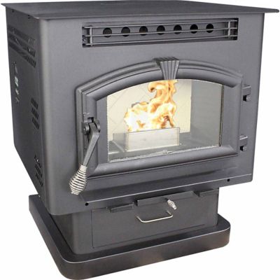 Us Stove Pedestal Model Stove With Corn Pellet Burner 6041 At