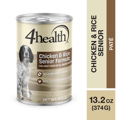 4health with Wholesome Grains Senior Chicken and Rice Recipe Wet Dog Food, 13.2 oz.