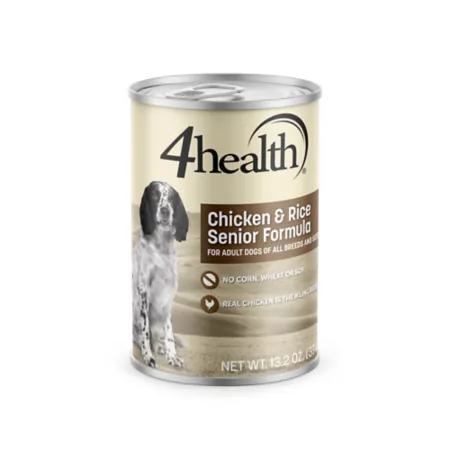 4health with Wholesome Grains Senior Chicken and Rice Recipe Wet Dog Food 13.2 oz. Wet Dog Food