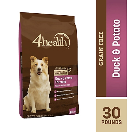 4health Grain Free Adult Duck and Potato Formula Dry Dog Food