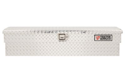 Image showing  3.5 cu. ft. Aluminum Standard-Profile Lo-Side Truck Tool Box, 49 in. x 12 in. x 12 in.
