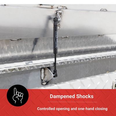 Image showing 7 th Tractor Supply 3.5 cu. ft. Aluminum Standard-Profile Lo-Side Truck Tool Box, 49 in. x 12 in. x 12 in.