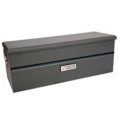 Tractor Supply 46.5 in. x 19 in. x 16 in. Aluminum Truck Tool Box Chest, Textured