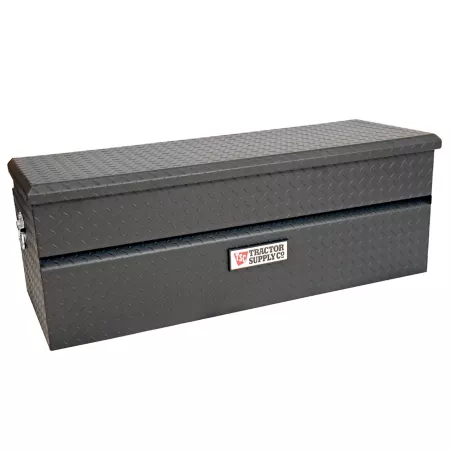 Tractor Supply 46.5 in x 19 in x 16 in Textured Aluminum Truck Tool Box Truck Tool Box Chests