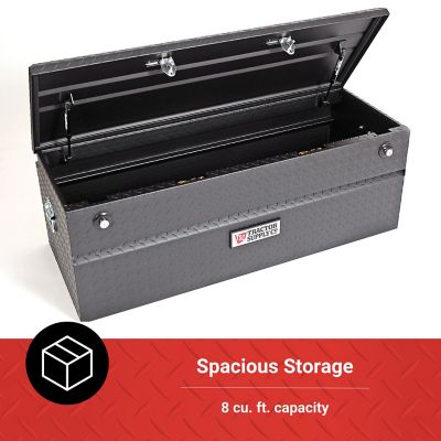 Image showing  46.5 in. x 20 in. Aluminum Truck Tool Box Chest, Black