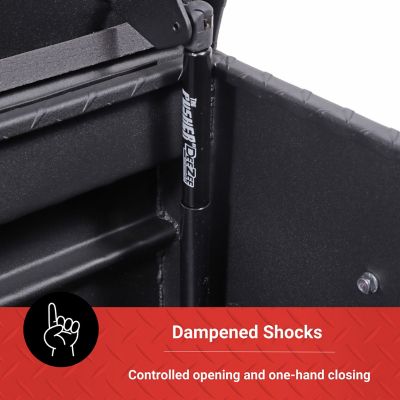 Image showing  46.5 in. x 20 in. Aluminum Truck Tool Box Chest, Black