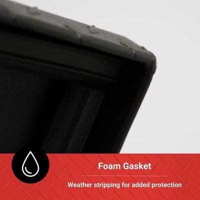 Image showing 9 th Tractor Supply 46.5 x 20in. Aluminum Truck Tool Box Chest, Black