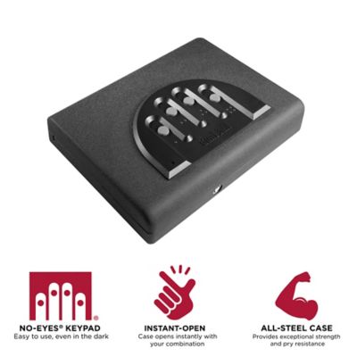 GunVault 1 Gun 0.2 cu. ft. Electronic Lock MicroVault 500 Car Safe