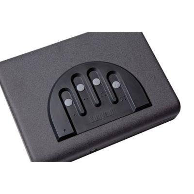 Image showing 6 th GunVault 1 Gun 0.2 cu. ft. Electronic Lock MicroVault 500 Car Safe