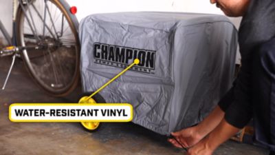 Image showing  Weather-Resistant Generator Storage Cover for 1,200 to 1,875 Watt Portable Generators