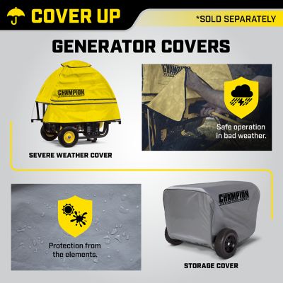 30.7" Generator Storage Cover For Champion Portable Weather-Resistant Large 