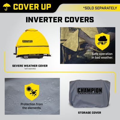Image showing  Weather-Resistant Generator Storage Cover for 2,000 Watt Inverter Generators