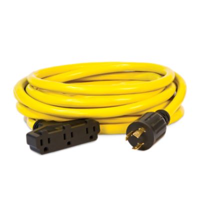 Champion Power Equipment 25-Foot 30-Amp 125-Volt Fan-Style Generator Extension Cord (L5-30P to three 5-15R)