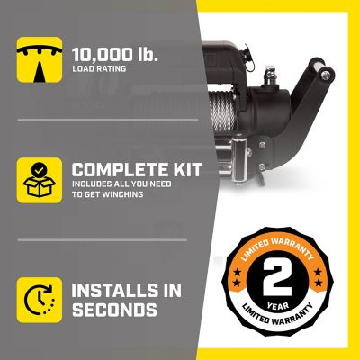 Image showing  12V Electric Truck/SUV Winch Kit, 10,000 lb.