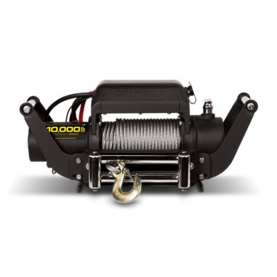 Image showing 5 th Champion Power Equipment 12V Electric Truck/SUV Winch Kit, 10,000 lb.