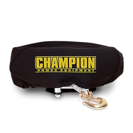 Champion Power Equipment Weather-Resistant Neoprene Storage Cover for Winches 4000-5500 lb.