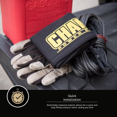 Image showing  Weather-Resistant Neoprene Storage Cover for 8,000-12,000 lb. Winches