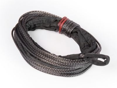 Image showing 5 th Champion Power Equipment 3/16 in. x 46 ft. Dyneema Synthetic Winch Rope for 2,000-3,500 lb. Capacity ATV/UTV Winches, Gray