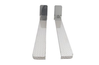 Image showing  87 in. Brite-Tread Running Boards, Fits 1999-2013 Chevrolet Silverado/GMC Sierra Ext Cab