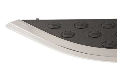 Dee Zee 5 in. x 71.5 in. NXc Running Boards, Black with Chrome Trim