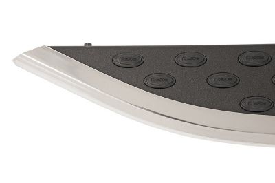 Dee Zee NXc Running Boards, 5 in. x 71.5 in., Black with Chrome Trim