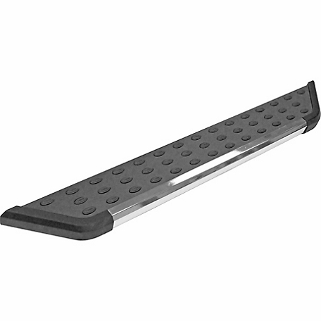 Dee Zee 6 in. x 87 in. NXt Running Boards, Textured Black with Chrome Trim