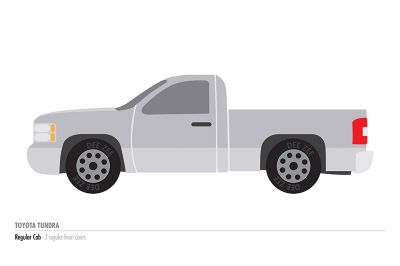 Image showing  6 in. NXt Running Board Brackets, Fits 2007-2021 Toyota Tundra