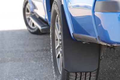 Image showing  18 in. x 11 in. Universal Plastic Mud Flaps, Textured Black