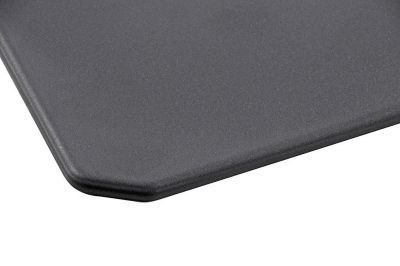 Image showing  18 in. x 11 in. Universal Plastic Mud Flaps, Textured Black