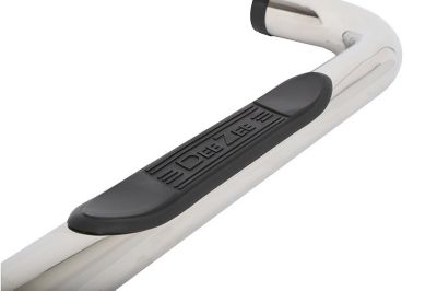 Image showing  3 in. Round Stainless Steel Nerf Bar Truck Step, Fits 1988-2000 Chevrolet/GMC C/K 1500/2500/3500 and More