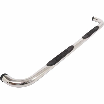 Dee Zee 3 in. Round Stainless Steel Nerf Bar Truck Step, Fits 2003-2009 Dodge Ram 1500/2500/3500 Quad Cab