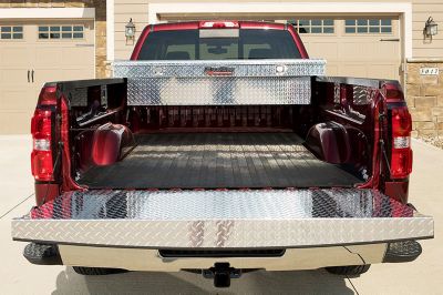 Image showing  Brite-Tread Full Tailgate Protector, 22 in. Diameter x 67 in., Silver, Super Duty