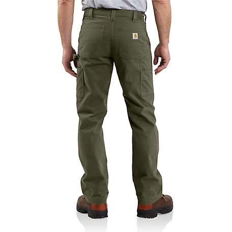 Carhartt® Relaxed Fit Twill Utility Work Pant - Army Green 34 X 32