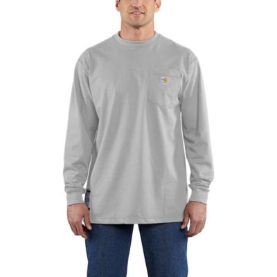 Carhartt Men's Long-Sleeve Flame-Resistant Force Cotton T-Shirt