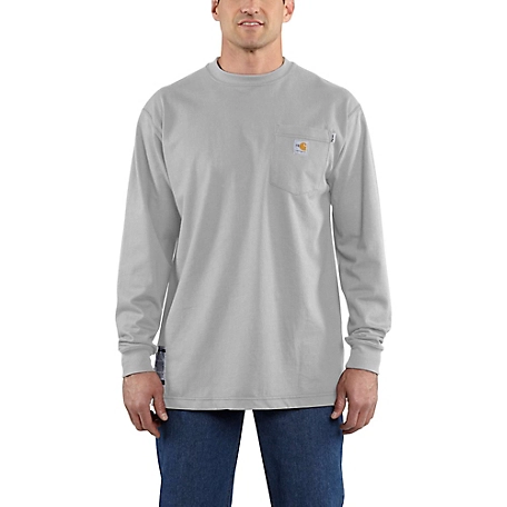 Carhartt Long-Sleeve Flame-Resistant Force Cotton T-Shirt