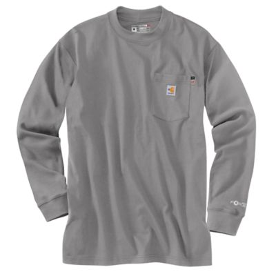 Image showing  Men's Flame-Resistant Force Cotton Long-Sleeve T-Shirt