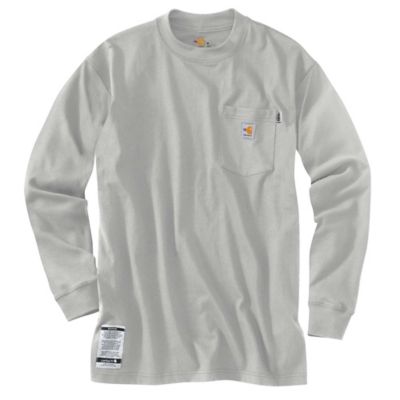 Image showing  Men's Flame-Resistant Force Cotton Long-Sleeve T-Shirt