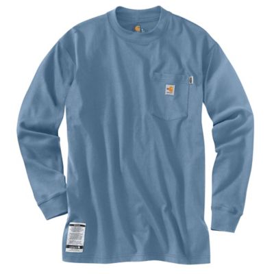 Image showing  Men's Dearborn Flame-Resistant Force Cotton Long-Sleeve T-Shirt