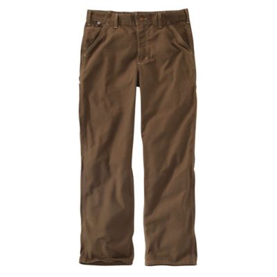 Image showing  Men's Flame-Resistant Classic Fit Mid-Rise Washed Duck Dungaree Work Pants