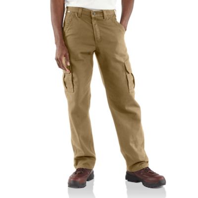 Carhartt Men's Flame-Resistant Canvas Cargo Pants, FRB240DNY at Tractor ...
