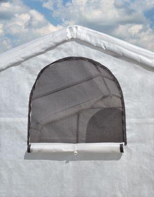 Image showing  10 L x 10 W ft. GrowIt Greenhouse-in-a-Box EasyFlow Greenhouse, Peak-Style