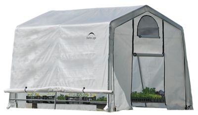 Image showing 5 th ShelterLogic 10 L x 10 W ft. GrowIt Greenhouse-in-a-Box EasyFlow Greenhouse, Peak-Style