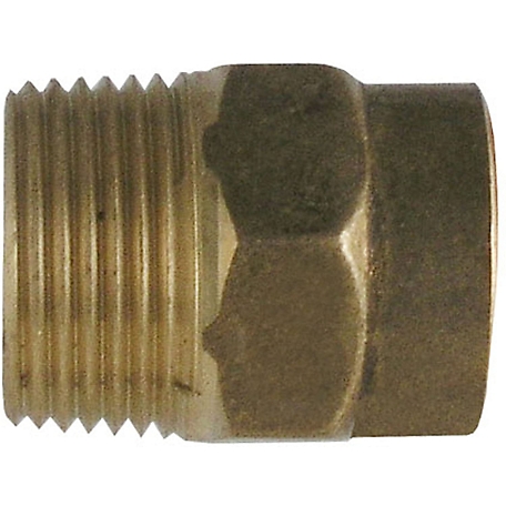 LDR Industries 1/2 in. Lead Free Copper Sweat Male Adapter, Smooth Interior