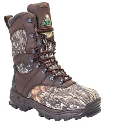 Rocky Men's 10 in. Sport Utility Insulated Waterproof Hunting Boots, 1,000g Thinsulate Ultra, 1-Pair