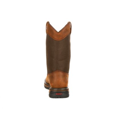 Image showing 1 th Rocky Men's Original Ride Pull-On Western Boots, 10 in.