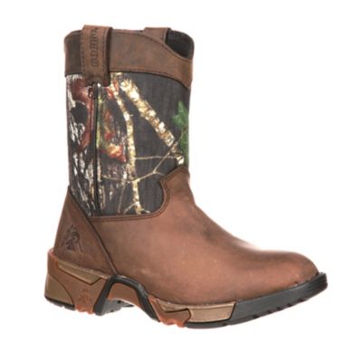 Rocky Boys' Aztec Pull-On Wellington Outdoor Boots