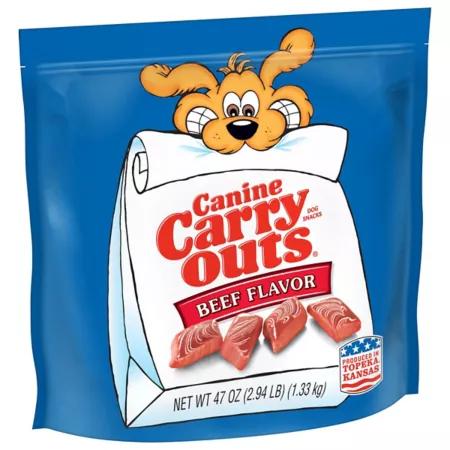 Canine Carry Outs Beef Flavored Dog Treats 47 oz. Dog Soft & Chewy Treats