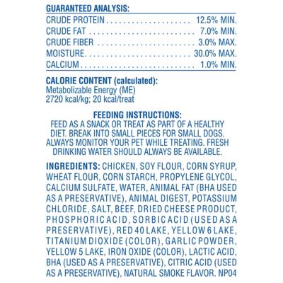 Image showing  Beef & Cheese Flavor Dog Treats, 47 oz.