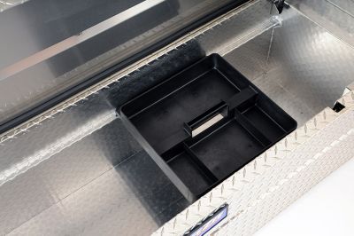 Image showing  21 in. x 74 in. x 20 in. Blue Label Crossover Tool Box, Silver